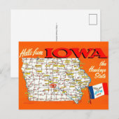 Carte postale de l'Iowa (Devant / Derrière)