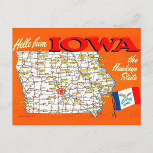 Carte postale de l'Iowa