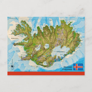 Carte postale de l'Islande