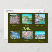 Carte postale de l'Italie (Devant / Derrière)