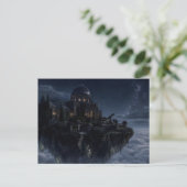 Carte postale de l'observatoire flottant (Debout devant)