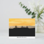 Carte postale de l'Observatoire Mauna Kea (Debout devant)