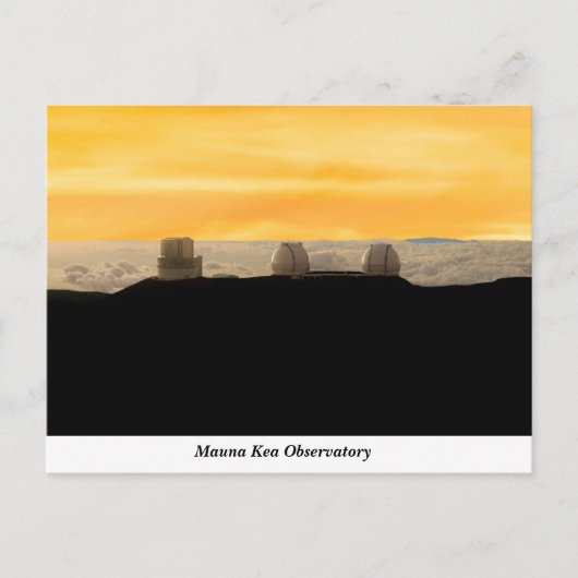 Carte postale de l'Observatoire Mauna Kea (Devant)