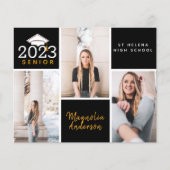 Carte postale de l'obtention du diplôme supérieur (Devant)