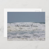 Carte postale de l'océan Atlantique (Devant / Derrière)