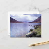 Carte postale de Loch Etive, Écosse