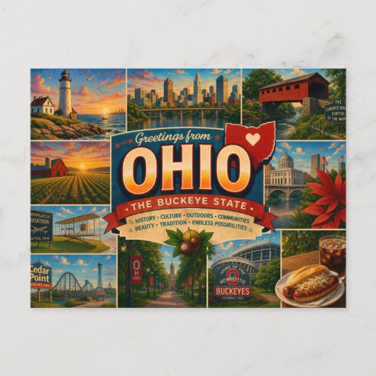 Carte postale de l'Ohio (Devant)