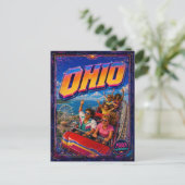 Carte postale de l'Ohio des années 80 Rétro (Debout devant)
