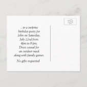 Carte postale de l'Oie canadienne - personnaliser  (Dos)