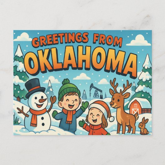 Carte postale de l'OKLAHOMA (Devant)