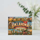 Carte postale de l'Oklahoma (Debout devant)