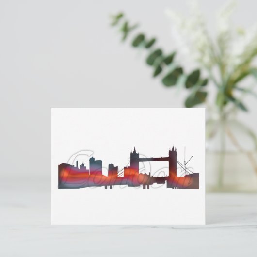 Carte postale de Londres (Debout devant)