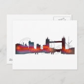 Carte postale de Londres (Devant / Derrière)