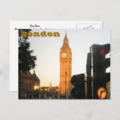 Carte postale de Londres (Devant / Derrière)