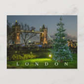 Carte postale de Londres à Noël (Devant)