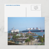 CARTE POSTALE DE LONG BEACH, CA #1 (Devant / Derrière)