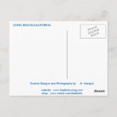 CARTE POSTALE DE LONG BEACH, CA #1 (Dos)