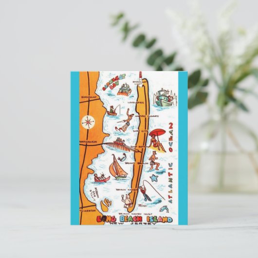 Carte postale de Long Beach Island NJ (Debout devant)