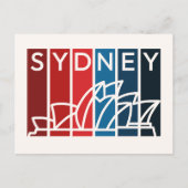 Carte postale de l'Opéra Abstrait de Sydney (Devant)