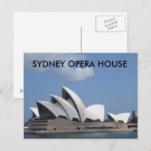 Carte postale de l'Opéra de Sydney (Devant / Derrière)