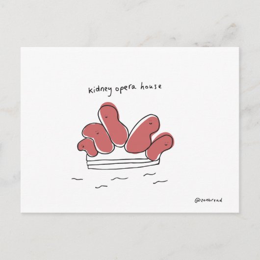 carte postale de l'opéra rénale (Devant)