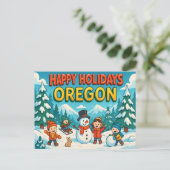 Carte postale de l'OREGON (Debout devant)