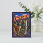 Carte postale de l'Oregon des années 80 Rétro (Debout devant)