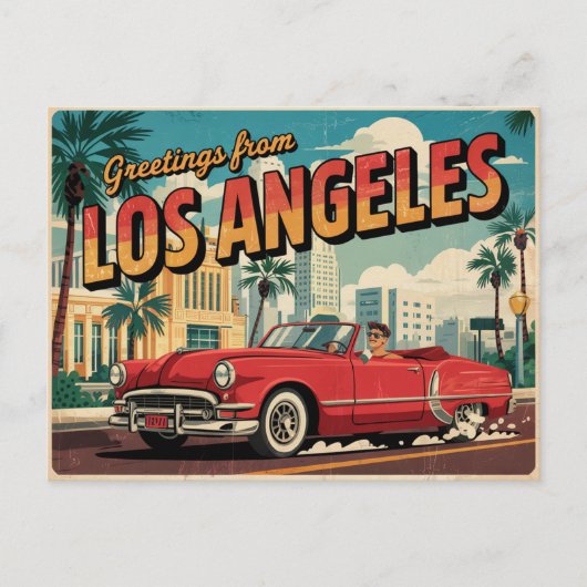 Carte postale de Los Angeles (Devant)