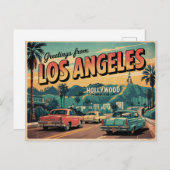 Carte postale de Los Angeles (Devant / Derrière)