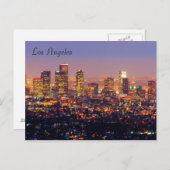 Carte postale de Los Angeles (Devant / Derrière)