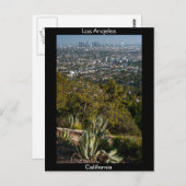 Carte postale de Los Angeles, Californie (Devant / Derrière)