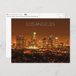 Carte postale de Los Angeles, États-Unis