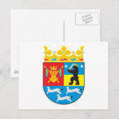 Carte postale de l'Ouest de la Finlande (Devant / Derrière)