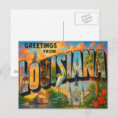 Carte postale de LOUISIANE (Devant / Derrière)