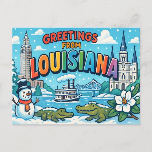 Carte postale de LOUISIANE (Devant)