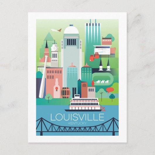 Carte postale de Louisville (Devant)