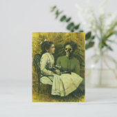 Carte postale de loup gothique (Debout devant)