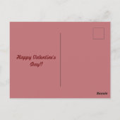 Carte postale de l'ours de Valentine (Dos)