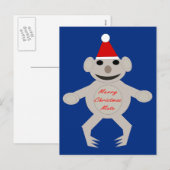 Carte postale de l'ours Koala de Noël australien (Devant / Derrière)