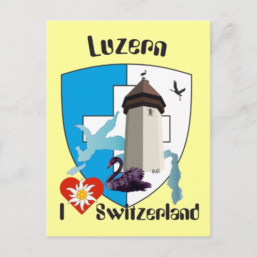 Carte postale de Lucerne (Devant)