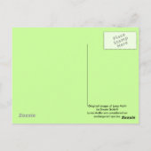 Carte postale de Luna Moth (Dos)