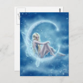 Carte postale de lune d'hiver (Devant / Derrière)