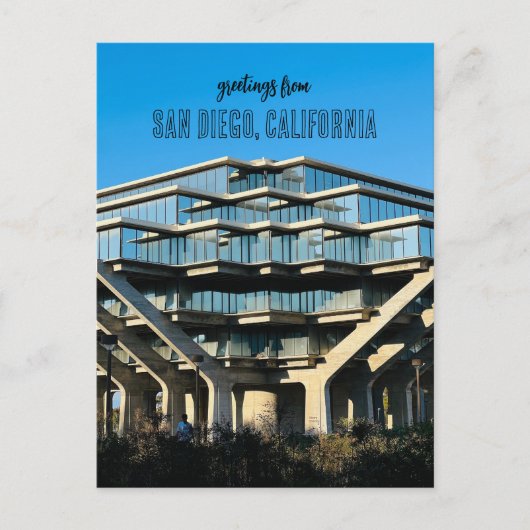 Carte postale de l'Université de Californie à San  (Devant)