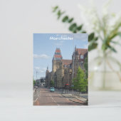 Carte postale de l'université de Manchester (Debout devant)