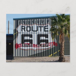 Carte postale de l'US Route 66 Travel Needles Cali