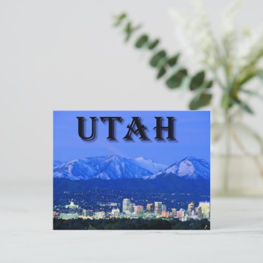 Carte postale de l'Utah (Debout devant)