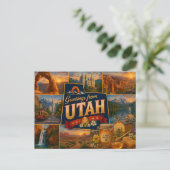 Carte postale de l'Utah (Debout devant)