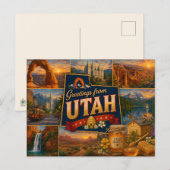 Carte postale de l'Utah (Devant / Derrière)