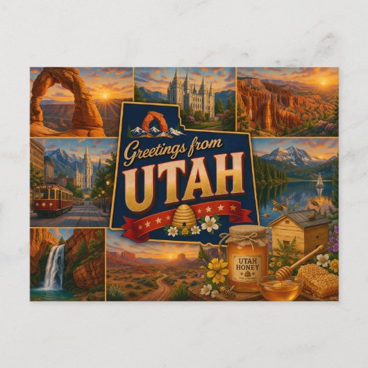 Carte postale de l'Utah (Devant)