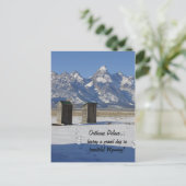 Carte postale de luxe Outhouse (Debout devant)